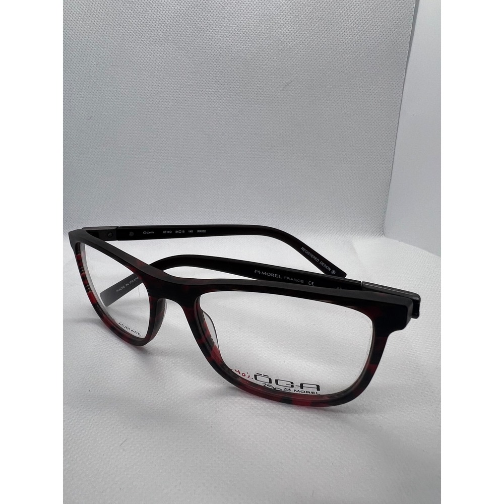 OGA 8314O Eyeglasses Frames Burgundy‎ Red Patterned Designer Glasses